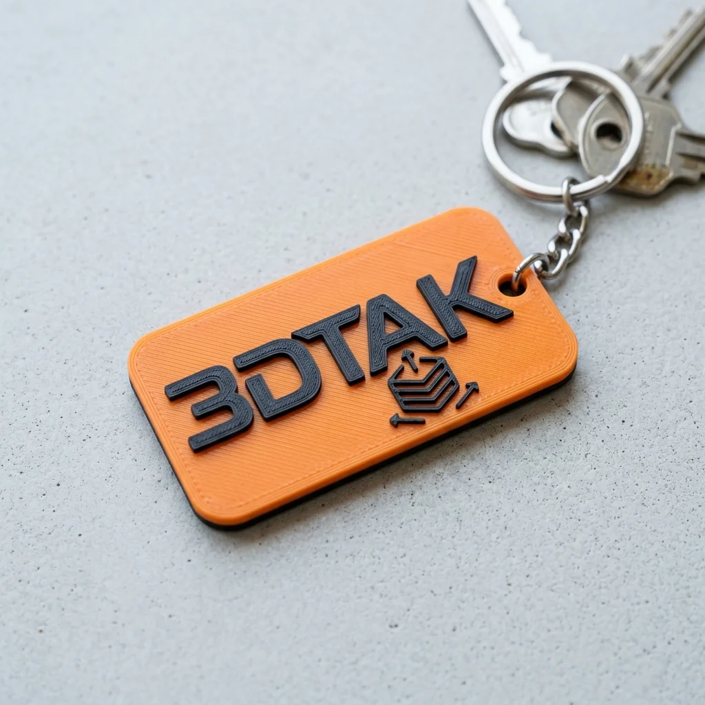 พวงกุญแจ 3DTAK พิมพ์ 3 มิติ